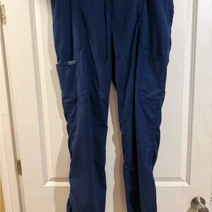 Navy Cargo Scrub Pants - Comfortable Workwear